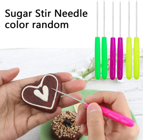 122Pieces Tipless Piping Bags - 100pcs Disposable Piping Pastry Bag for Royal Icing/Cookies Decorating - 10 Pastry Bag Ties,10 Clips &2 Scriber Ne...