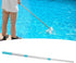 CHICIRIS Pool Skimmer, Pool Net with 3 Section Pole, 38.6 inch Pool Skimmer Net with Pole, Telescopic Aluminum Pole for Cleaning Pool, Pond, Spa a...