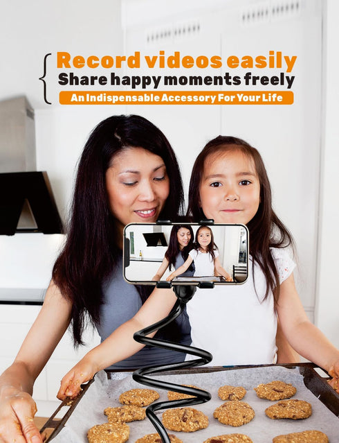 Gooseneck Bed Phone Holder,Lazy Bracket 35.4INCH,Universal Mobile Phone Clip Stand,Flexible Long Arm Phone Mount for Desk,Mobile Cell Phone Stand ...