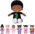 OUOZZZ 15" Soft Baby Doll for Boys Girls - First Baby Doll African American Rag Doll Sleeping Cuddle Buddy Doll Dinosaur Plush Toy for Kids...