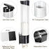 LBTING Cup Dispenser, Water Cooler Pull Type Cup Holder Fits 7oz - 12oz Cone or Flat Bottom Cups, Paste or Screw Plate Wall Mount, 16.9" Tube Leng...