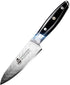 TUO Paring Knife 3.5 Inch - Ultra Sharp Peeling Knife - High Carbon Stainless Steel - Full Tang G10 Handle with Gift Box - Black Hawk S Series...