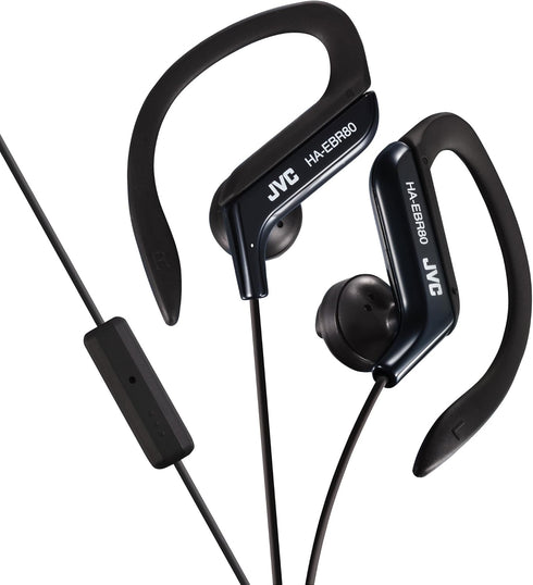 JVC HAEBR80B Sports Clip Headphones (Black)...