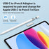 USB-C to Pencil Adapter Compatible with Apple Pencil 1st Generation USB-C to for Lightning Connector Charging Adapter for iPad 10th Gen Bluetooth ...