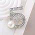 Zeta Sorority Brooch Five Numbers Greek Letters Pearl Broach Pin Black Lady Social ZPB Jewelry Gift For Finer Women...