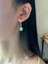 4 Pieces Fashion Colorful Starlight Crystal Rhinstone Pendant Necklace Earring Bracelet Jewelry Set for Women Lady Wedding Birthday Party...