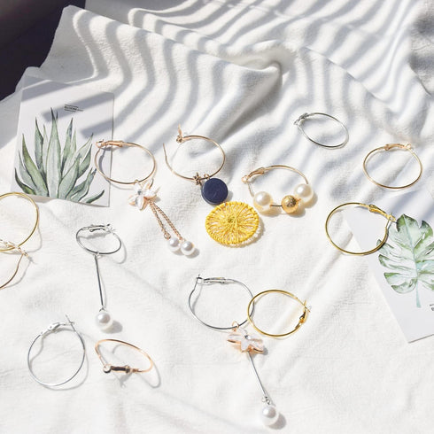 60PCS Beading Hoop Earrings Finding,URSMART Earring Making Hoops Open Round Earring Hoops for Jewelry Making DIY Craft Supplies (25MM/35MM)...