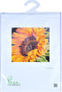 Thea Gouverneur - Counted Cross Stitch Kit - Sunflower - Aida - 18 count - Embroidery Kit for Adults - DMC Embroidery Threads and other Cross Stit...