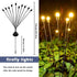 2 Pack Solar Garden Lights, 10 LED Solar Firefly Light Outdoor Waterproof, 8 Modes Solar Outdoor Lights, Swaying Solar Garden lights for Landscape...
