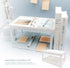 souG Desktop Storage Rack Organizer for Kitchen Bathroom Office Dorm - Double-Layer Cosmetic Stationery Storage Holder and Table Sundries Display ...