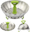 1 piece Steamer Basket, 5.5" to 9" Stainless Steel Vegetable Steamer Basket,Folding Expandable Steamers for Steaming Cooking...