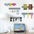 8 Packs Strips Felt Bulletin Board Bar with 50 Push Pins for Office Home,Self-Adhesive Felt Cork Board Bar Strips for Paste Notes, Photos, Schedul...