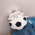 Silicone Case for Airpods 2 &1, Cute Cool Basketball Football Soccer Soft Cover with Anti-Lost Keychain (Football Case)...