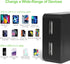 Nekmit Dual Port Ultra Thin Flat USB Wall Charger with Smart IC, Black...