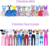 Doll Clothes and Accessories for 11.5 Inch Doll Dress Up Set with 1 Wedding Gown Dress 2 Fashion Dresses 4 Mini Dresses 2 Tops and Pants Outfits 2...