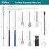 All Sizes Capsule Filling Machine Kit for Pill Filler # 000 00 0 1 2 3 4 5-11Piece Micro lab Spoons Spatula Tool for Gel Capsules Empty Quickly Fi...