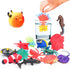 10Pcs Fish Toys Animal Figure Bath Toys, Color Changing Toys Sea Animal Toys, Sea Creatures Toys for Kids 3 Years and up, Water Table Toys for The...