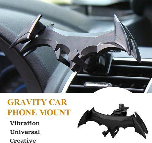 Car Vent Bat Mount Creative Bat Car Phone Holder Mount Universal Gravity Automatic Locking Hands Free...