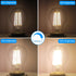 Energetic Dimmable LED Filament Light Bulbs, 8W, 60 Watt Equivalent, Warm White 3000K, Classic Clear Glass, A19 LED Light Bulb, 6 Pack...