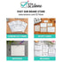321Done Diaper Raffle Tickets, Made in USA - 3.5x2 White, With Name Line, Baby Shower Game, Enter to Win Drawing, Prize, Small - Set of 50...