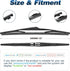 12 Inch Rear Wiper Blade Replacement for Hyundai Santa Fe 2023-2013 Tucson 15-10 Elantra GT 20-18 Elantra 12-09 /Kia Sedona 21-15 Seltos Telluride...