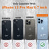 FUNMIKO for iPhone 13 Pro Max Case with Screen Protector,Mili-Grade Heavy Duty Protection Pass 21ft. Drop Tested Slim-fit Clear Cover Protective P...
