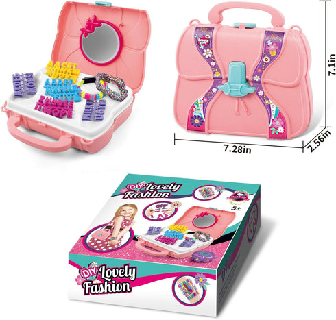YouCute Bracelet Making Kit Toys Ages 6 7 8 9 10 11 12 Year Old Girl Birthday Gifts Ideas Present Kids Travel Activity Crafts Arts Kit Crafts Stri...