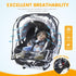 Car Seat Rain Cover Universal, Food Grade EVA, Waterproof Weather Shield for Infant Car Seat with Storage Bag, Baby Car Seat Stroller Rain Cover F...