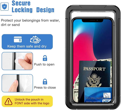 AICase Waterproof Phone Case,Universal Underwater Pouch Holder with Lanyard for iPhone 15 14 13 12 11 Pro Max Xr/Samsung GalaxyS24 S23 S22 S21 S20...