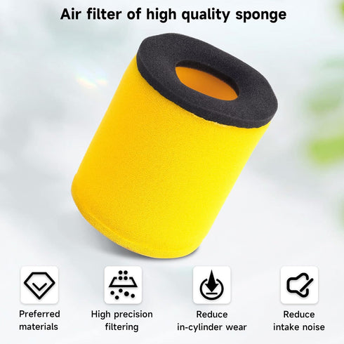 Air Filter 13780-03G00 Oil Filter 1651003G00 with Spark Plug Replacement for Suzuki Eiger 400 LTA400 2x4 / LTA400F 4x4 Auto 2003-2007,King Quad 40...