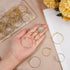1 Box 80Pcs 4 Style Round Beading Hoops Small Hoop Earring Findings Circle Iron Hypoallergenic Gold Dangle Hoop Earrings Open Silver Hoop Earring ...