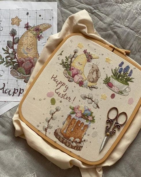 Nurge Beige Large (No:4) Plastic Square Embroidery Hoop, Cross Stitch Hoops, Punch Needle Hoop , DIY Craft Sewing,ABS Plastic Embroidery Hoops...