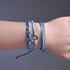 9Pcs Surfer Wave Bracelets for Teen Girls Summer Bracelets Beach Bracelets for Women Adjustable Waterproof Handmade String Bracelets Surfer Bracel...