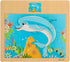 Wooden Jigsaw Puzzles Set for Kids 2-5 Years 12 Piece Colorful Wooden Educational Sea Animals Puzzles (4 Puzzles)...