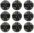 HJ Garden 10PCS Wire Cube Connectors Plastic Wire Grid Cube Storage Shelving Unit Connectors Closet Clasp Buckle Clip for Storage Cabinet DIY Modu...