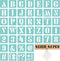 Letter Stencils 4 Inch, 43 Pcs Letter and Number Stencil, Alphabet Stencils Reusable Plastic Drawing Templates Kits with Symbol for Painting on Wo...