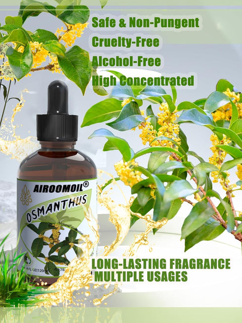 Osmanthus Essential Oil Floral Aromatherapy Large Bottle Oils Spray Laundry Diffusers Refill Oil 4 Fl Oz...