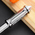 Fruit Peeling Knife, Digging Eyes, Grater, Multifunctional Vegetable Slicer, Zinc Alloy Three-In-One Scraper Peeler, Food Chopper with Non-Slip Ha...