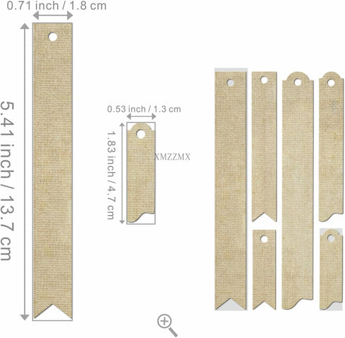 Label Hang Tag Metal Cutting Dies for Card Making, Paper Embossing Die Cuts Kit Templates, Storage Pockets Supplies, Photo Frame Album DIY Scrapbo...