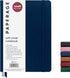 PAPERAGE Softcover Lined Journal Notebook (Navy), 176 Pages, College Ruled Notebook, Small 5.6 inches x 7.9 inches - 100 GSM Thick Premium Paper...