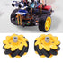 Mecanum Wheel 48mm Omni Directional Electric Motors Parts Smart Robot Car Accessories DIY Components(2 Pairs)...