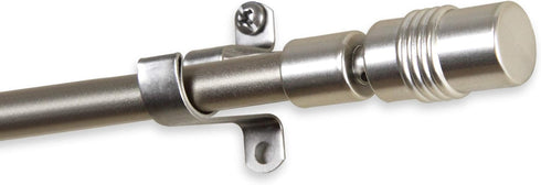 Rod Desyne - CF03-28-5 Café Rod 7/16" #03, 28-48 inch-Satin Nickel, 28-48"...