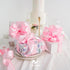HUIHUANG Pink Satin Wired Ribbon 2.5 inch Light Pink Double Sided Satin Wire Ribbon for Easter Bows, Gift Wrapping, Wreaths, Garland, Home Decor, ...