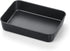 TeamFar Lasagna Pan, 9.4 x 7 x 2 Inch Stainless Steel Deep Baking Roasting Brownie Pan for Toaster Oven, Black Non-Stick Coating Rectangle Cake Pa...