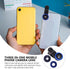 Hemobllo Phone Camera Lens - 3 in 1 Cell Phone Camera Lens Kit 180° Fish Eye Lens + 0.67X Wide Angle Lens + Macro Lens Portable Phone Lens Kit Uni...