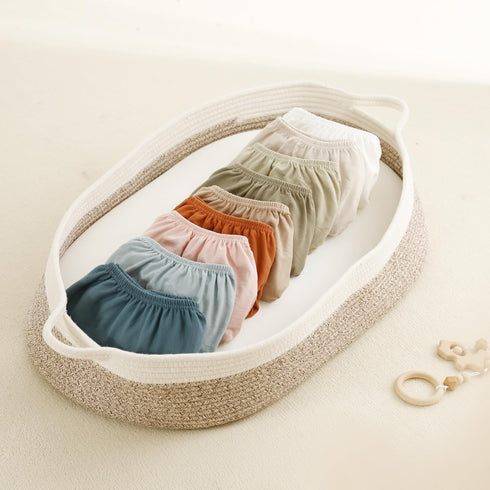 GRSSDER Stretchy Ultra Soft Fitted Bassinet Sheet 2 Pack, Universal Fit for Bassinets Baby Cradle Moses Basket Oval Rectangle Mattress Safe and Sn...