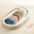 GRSSDER Stretchy Ultra Soft Fitted Bassinet Sheet 2 Pack, Universal Fit for Bassinets Baby Cradle Moses Basket Oval Rectangle Mattress Safe and Sn...