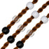 180 Pcs Medium Hole Beads 3 Colors Dreadlock Hair Braid Beads Jewelry Making Kit Clear- White -Black DIY Hair Braiding Bracelet Ornaments Round 12...
