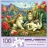 Bits and Pieces - 100 Piece Large Piece Family Jigsaw Puzzle for Adults & Kids - 15" x 19" - Sunny Day - 100 pc Butterfly Kitten Garden Jigsaw by ...