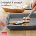GoodCook 15” x 10.5” Nonstick Carbon Steel Baking Pan & Raised Wire Rack – Pizza Crisper, Crispy Bacon, Multipurpose Cooking Sheet Pan, Cooling Ra...